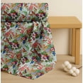 thumbnail image 4 of Soimoi Cotton Cambric Fabric Birds,Leaves & Lily Floral Print Fabric by The Yard 42 Inch Wide, 4 of 7