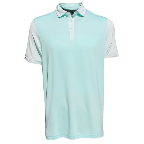 Head Sportswear Men's 2-Tone Dot Print Polo Shirt, Small Ocean/White -