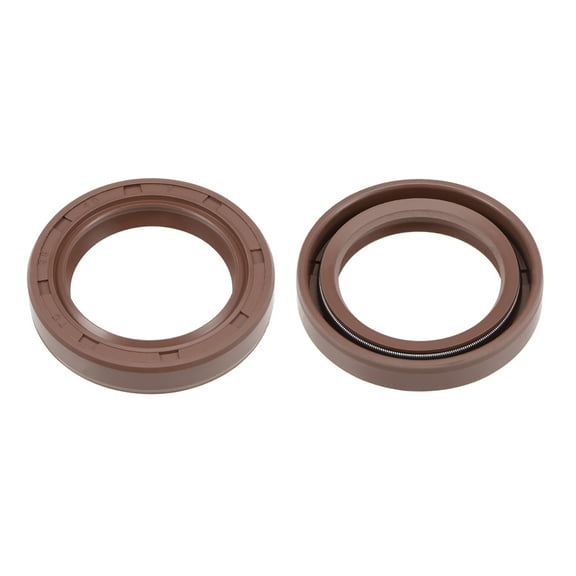 Oil Seal 28mm Inner Diameter 40mm OD 7mm Thick Fluorine Rubber Double Lip Seals 2Pcs
