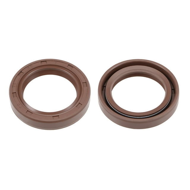 Sello de aceite 28mm de diámetro interior 40mm de diámetro exterior 7mm de grosor sellos de doble labio de goma de fluoruro 2 piezas