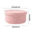 thumbnail image 3 of Leak Proof Heat Silicone Lunch Box With Lid Fruit & Vegetable Refrigerator Fresh Keeping Box Portable Thermal Insulation Food Container For Students And Workers Clearance, 3 of 4