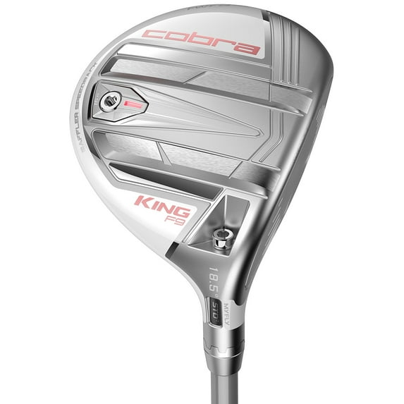 Pre-Owned Left Hand Women Cobra King F9 SpeedBack White Pink 22.5* 5-6 Wood Fuji ATMOS VG