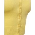 thumbnail image 4 of Women's Basic Solid V-Neck Bolero Shrug Cropped Cardigan, 4 of 4