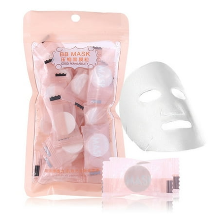 KABOER 2019 New 20PCS/Bag Compressed Mask Paper Nature Face Mask Sheets Cotton DIY Facial Care in fine (Best Sheet Masks 2019)