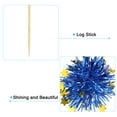 thumbnail image 4 of Firework Cupcake Toppers 50 Pcs Sparkle Tinsel Snow Cupcake Picks Birthday Party Graduation Wedding Foil Decor Cocktail Food Fruit Toothpicks Christmas Dark Blue, 4 of 7