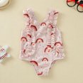thumbnail image 2 of Gerichy Toddler Girl Swimsuit,Girls Bathing Suit Baby Girl Swimsuit 3 6 9 12 24 Months Fruit Print Bathing Suit Bikini Sets Swimwear Summer Beach 3Pcs Outfit, 2 of 7