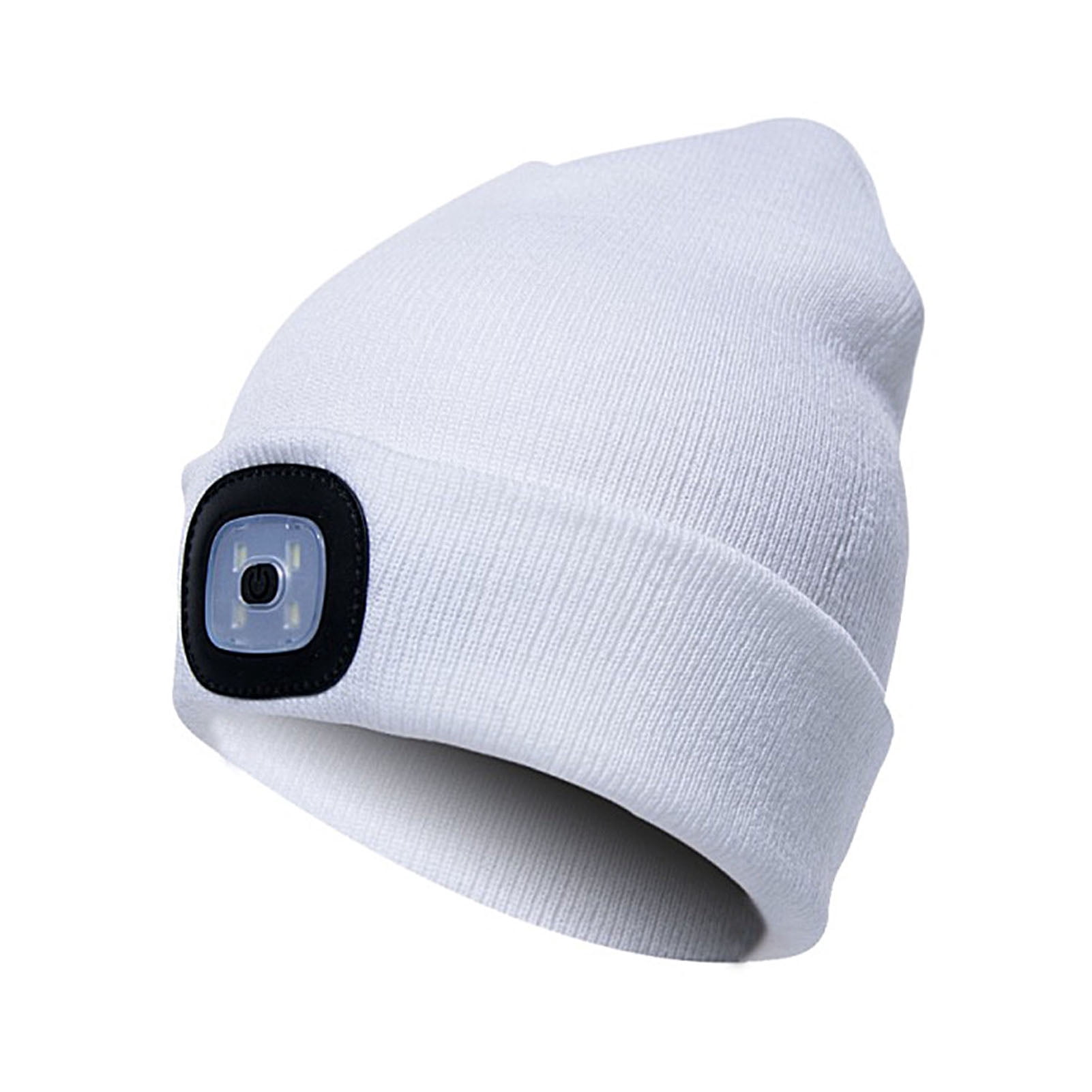 Windfall Unisex LED Beanie Hat with Light, Headlamp Beanie, Gifts for Dad Father Men Husband Warm Knitted Cap