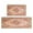 Boho Orange Vintage, variant on Boho Orange Vintage Ethnic Farmhouse (13) Rugs and Mats Non Skid Washable Absorbent Microfiber Soft Kitchen Mat for Floor Set Of 2 Decor Stain Resistant 17"x47" 17"x30"