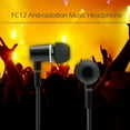 thumbnail image 7 of Dodocool FC12 Stereo Music Headset Air Tube 3.5mm -radiation Earphone In-ear Headphone Radiation Free Noise Reduction Line Control with Mic Black for Smart Phones Desktop Notebook Tablet PC, 7 of 7