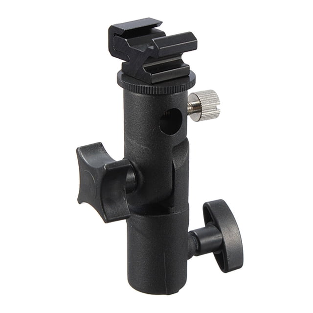 KAKOWELY flash holder bracket Practical E Shape Metal Flash Lamp Holder Bracket Flash Multipurpose Bracket4.72"X2.76"X2.76"