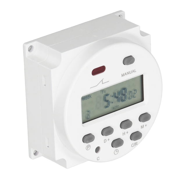 Digital Electronic Timer Programmable LCD Digital Time Control Relay ...
