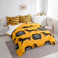 thumbnail image 3 of Feelyou Kawaii Dachshund Bedding Comforter Set 7-Piece, Woof Dog King Bedding Sets, Cartoon Animal Lover Bed Sheets, Super Cozy Room Decor, 3 of 7