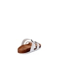 thumbnail image 4 of Wonder Nation Little Girls and Big Girls Holographic Footbed Sandals, 4 of 6