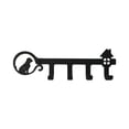 thumbnail image 1 of Hook Rack 4 Hooks Rail Cat Dog Animal Shaped Wall-Mounted Farmhouse Rack Nail-free Drilling Bathroom, 1 of 8