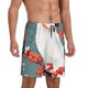 thumbnail image 2 of Fotbe Cockatoo Red Berries Pantalones Cortos de Pijama para Hombre, Ropa de Dormir, Pantalones de Pijama Cortos para Hombre-3X-Large, 2 of 6