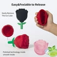 thumbnail image 3 of Making rose-shaped ice, silicone rubber fun ice hockey maker is suitable for cocktail juice whiskey bourbon refrigerator.black, 3 of 4