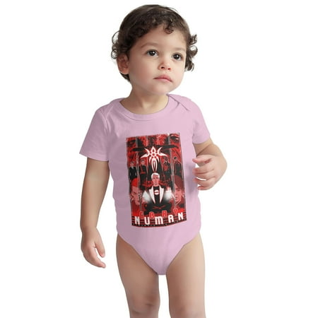 

Numan Baby Onesie Album Gary Color Singer Toddler Baby Boys Girls Short-Sleeve Bodysuits Cotton Romper Pink 2 Years