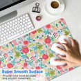thumbnail image 4 of Long Mouse Pads for Desk,Pioneer Flower Floral Print Pattern Desk Mats on Top Of Desks, Desk Mouse Pad Extra Large with 3mm Non-Slip Base and Stitched Edge for Gaming,Office,Work,Home 35.4"x15.7", 4 of 6