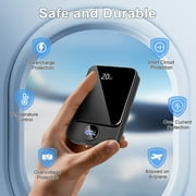 Magnetic Wireless Portable Charger, 10000mAh Power Bank with PD20w Fast Charging, USB C in&Out Battery Pack, Compatible with Mag-Safe for iPhone 17/16/15/14/13 Series, Samsung, Android, and More