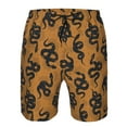 thumbnail image 4 of Kdxio Snake Pattern Mens Casual Shorts - Drawstring Summer Beach Sports Shorts for Men, 4 of 9