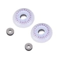 thumbnail image 2 of 2 Pcs Roues Lumineuses en PU 76MM Accessoires de Patins à Roulettes en Ligne (Lumière Colorée), 2 of 5