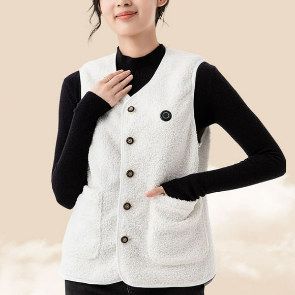 Electric Heating Undershirt, Intelligent Temperature Control 16 Zones USB Electric Vest for Winter Golf Hunting Hiking