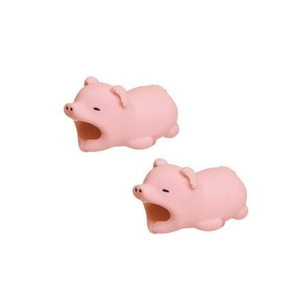 iPhone & Android Lightning Cable Protectors Animal Biters - 2 pack Pigs Little Piggys price history on PriceWatchPro