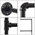 thumbnail image 3 of Tubo industrial para montaje en pared, 140 cm x 31 cm, de Shelf LIANTRAL, color negro, 3 of 7