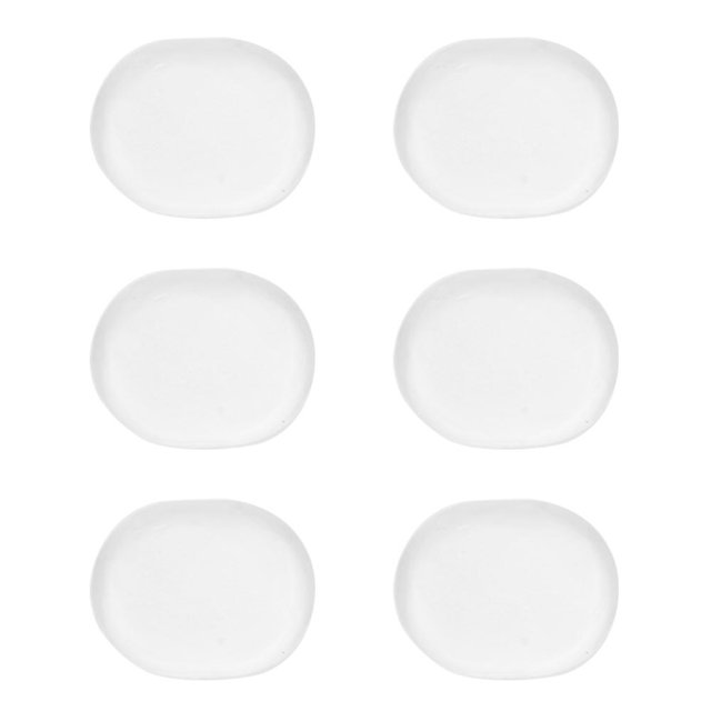 6 unids/set Gel de silicona Snare Drum Mute Pads amortiguador de tambor transparente silenciadores Ehuebsd Para Estrenar