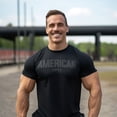 thumbnail image 3 of Gift Set for Men – American Workout Gym Shirt with Spartan Warrior Pendant, Mens Gym T-Shirt, Fitness Gift, Motivational Gym Wear, 3 of 6