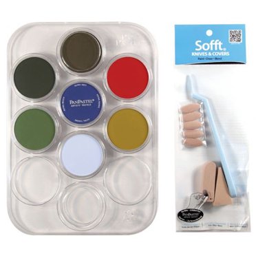 PanPastel 30115 Susan Tierney Cockburn Flower Coloring #1 Ultra Soft Artist Pastel Kit De 10 Colores Con Herramientas Y Paleta Suave