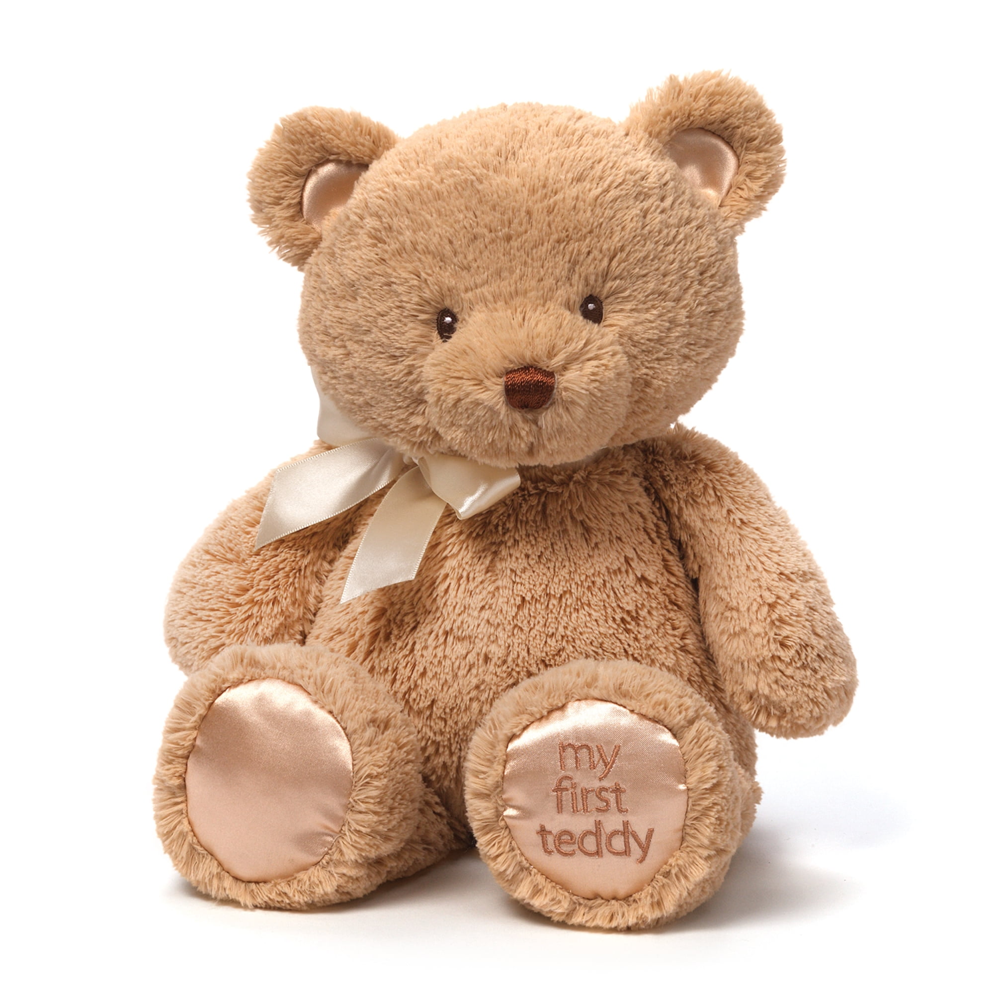 Baby GUND My First Teddy Bear, Ultra Soft Animal Plush Toy for Babies and Newborns, Tan, 15”