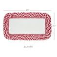 thumbnail image 3 of VHC Brands Annie Buffalo Check Bath Mat, Red, 27x48, 3 of 6