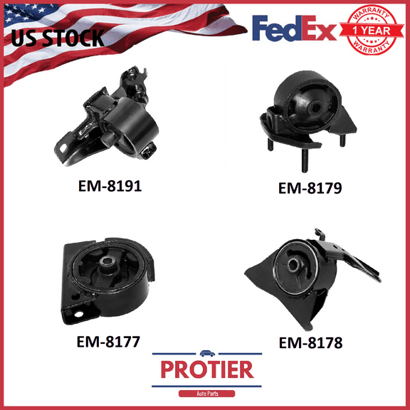 Engine Motor & Trans Mount Set for 1993-1997 Toyota Corolla 1.6L Automatic