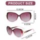 thumbnail image 2 of Gafas de sol polarizadas cabeza de zorro anti-ultravioleta de tendencia de moda, hechas de PC, 2 of 5