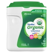 Similac Organic GMO-Free Powder Toddler Formula, 34 oz Tub