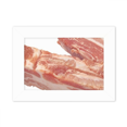 thumbnail image 1 of Fat Pork Raw Meat Food Texture Photo Mount Frame Picture Art Painting Desktop 5x7 inch, 1 of 3