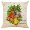 thumbnail image 1 of Patrón de Navidad Funda de cojín Sofá Coche Funda de almohada Decoración para el hogar h esquí esquí Gafas de esquí, 1 of 1