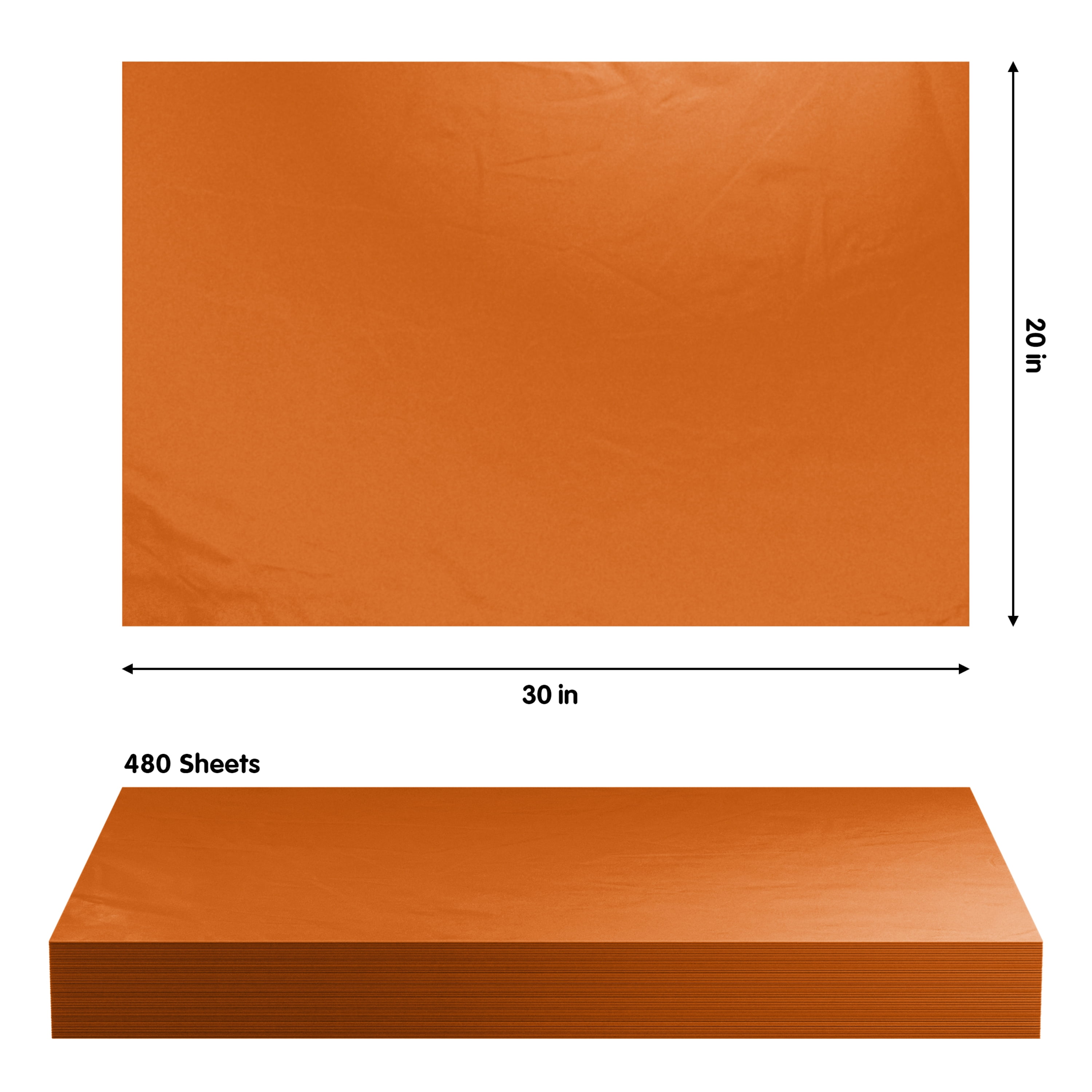 Espresso Brown Tissue Paper - 20 x 30 - 480 / Pack