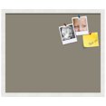 thumbnail image 2 of PinPix 24x20 Custom Cork Bulletin Board Pewter Poster Board Has a Fabric Style Canvas Finish, Framed in Pewter, by ArtToFrames (PinPix-1812), 2 of 5