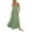 Mint Green, variant on ReTeiv Summer Dresses for Women 2024,Women's Summer Sleeveless Dress Pleated Casual Maxi Dresses With Pockets