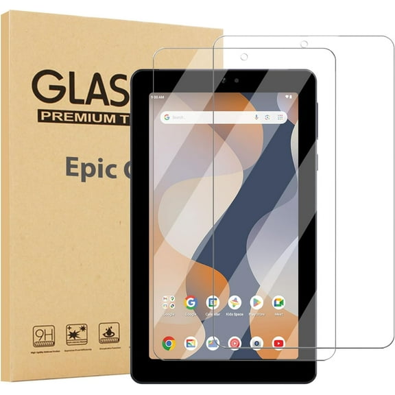elitegadget 2 Pack Glass Screen Protector for Onn 7 Inch Tablet Gen 4 - Tempered Glass Film/High Definition/9H Hardness For Onn 7" Inch Display 2024 Released