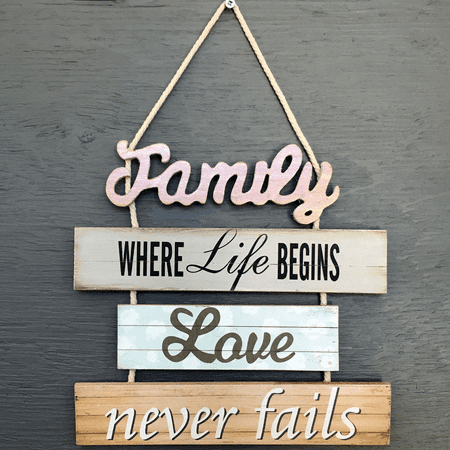Family Chain Sign Wood Wall Decor Canada - Family Wall Sign Canada Family Chain Sign Wood Wall Decor Canada - Family Wall Sign Canada