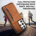 thumbnail image 5 of Jiahe Cover for Samsung Galaxy S20 Ultra, Wallet Case with Card Holder Pocket,Rugged Shockproof PU Leather Kickstand Card Slot Anti-Scratch Case Cover, brown, 5 of 5