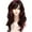 Red, variant on Wigs Human Hair,Women's Heat Hair Blonde Long Curly Full Wig, Women's Heat Hair Blonde Long Curly Full Wig, Multicolor Medium-Length Curly Hair Synthetic Wig Brown, Human Hair Wig, 1x Wig（21.65"）