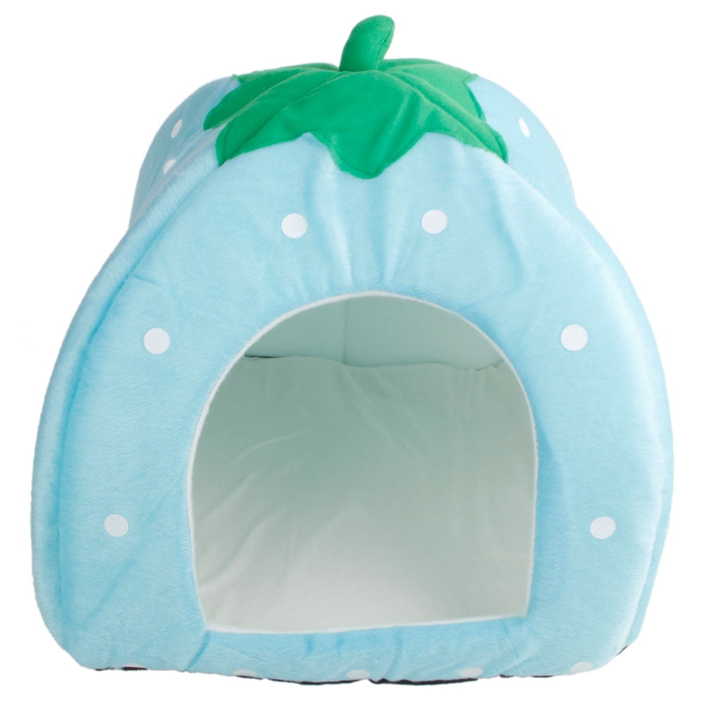 Zimtown Soft Strawberry Pet Dog Cat Bed House Kennel Doggy Warm Cushion