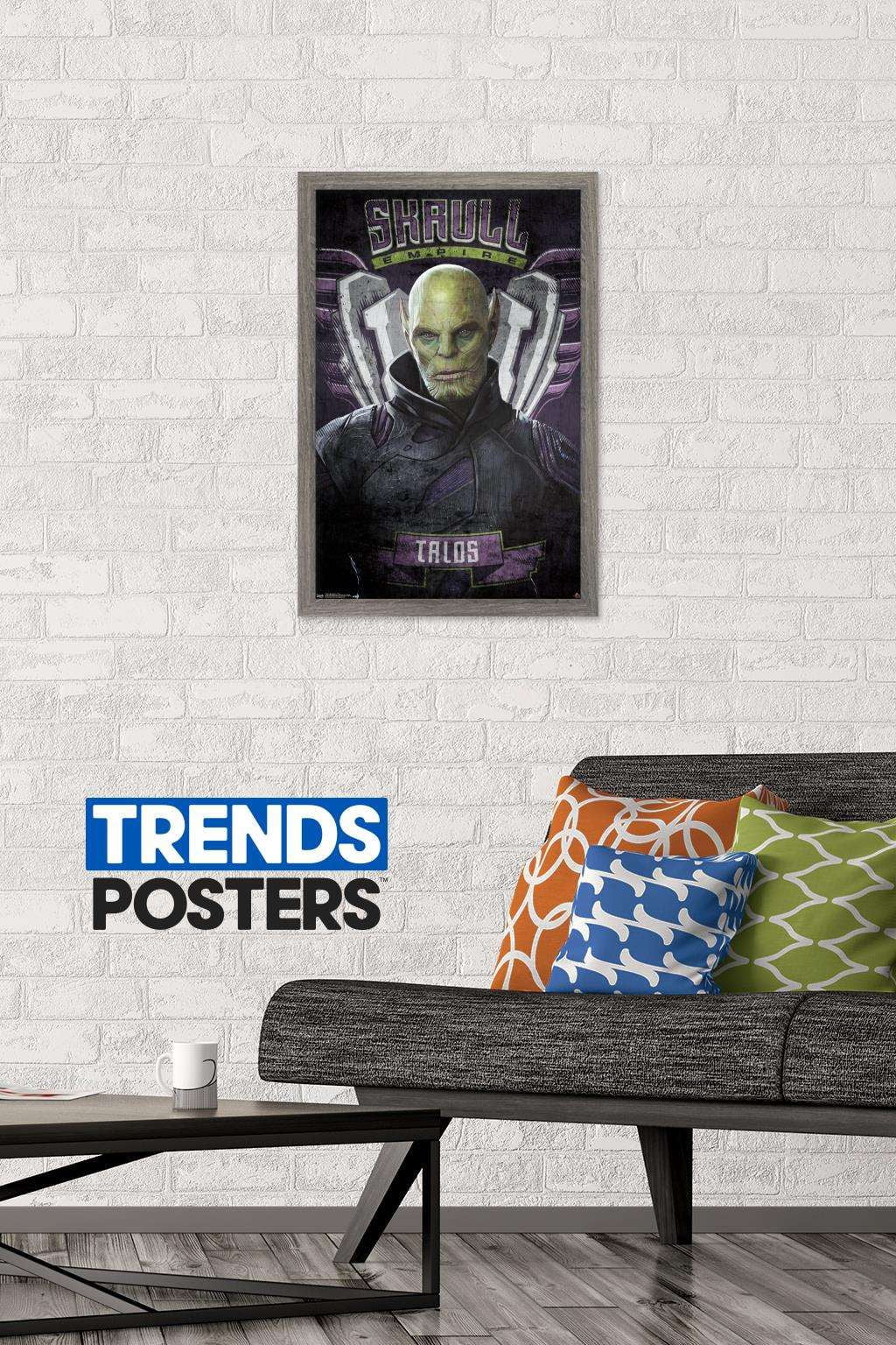 Marvel Cinematic Universe - Captain Marvel - Talos Wall Poster, 14.725" x 22.375", Framed