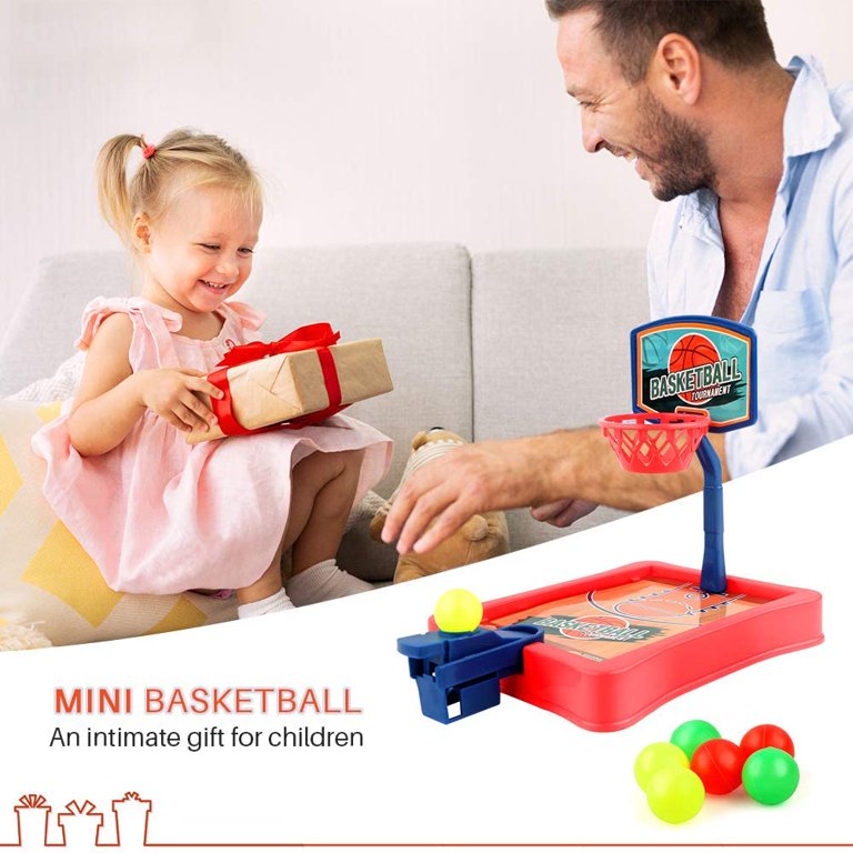 Sport 2 Player Game Mini Basketball Hoop Shooting Stand Toy Educational for  Children Finger Basketball Shooting Family Game Toy