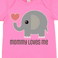 thumbnail image 4 of Inktastic Mommy Loves Me Elephant Boys or Girls Baby Bodysuit, 4 of 5