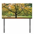 thumbnail image 3 of Tree Headboard, Third Season of the Year in the Park Dead Leaves Autumn to Winter Seasonal Picture, Upholstered Decorative Metal Bed Headboard with Memory Foam, Twin Size, Green Yellow, by Ambesonne, 3 of 4
